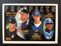 1996 Topps Prospects Mike Gigga Raul Ibanez Paul Konerko Julio Mosquera #432