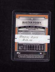 FIVE PIECE LOT BUSTER POSEY/SEE BELOW FOR DETAILS ON EACH CARD