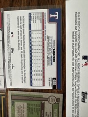 WYATT LANGFORD RC Cup OVERSIZE (5.75×8) 2025 TOPPS OTC-18 + 8 other cards 💥⚾