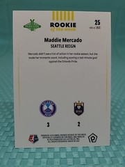 /260 2024 NWSL Parkside Pronto Maddie Mercado #25 Rookie Of the Week