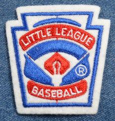 NOS Original Vintage LITTLE LEAGUE BASEBALL 3″ Patch Umpire Uniform World Series