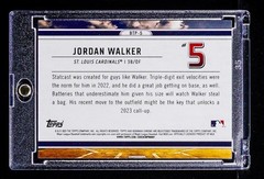 Jordan Walker RARE RAINBOW REFRACTOR INVESTMENT ROOKIE CARD Cardinals SP RC