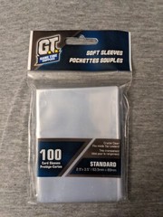Game Time Supplies 100 Soft Card Sleeves 2.5″ x 3.5″/63.5mm x 89mm Sealed