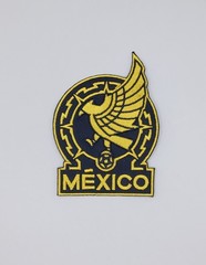 Seleccion Mexicana Gold Futbol Mexico Soccer Embroidered Iron-on Patch – 3.75″
