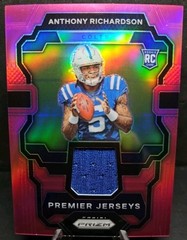 2023 Panini Prizm Anthony Richardson Premier Jerseys RC Patch EX