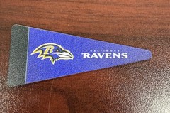 Baltimore Ravens Mini Pennant MAGNET NFL Refrigerator Toolbox 1 1/4” x 2 3/4