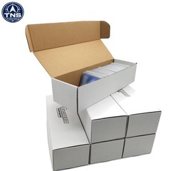 Lightweight Stackable Trading Card Storage Box with Easy-Fold Assembly – 6 Count