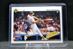 1992 Upper Deck – Mark McGwire #153 ERROR CARD, see image for detail