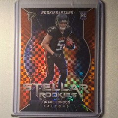 Panini Rookies & Stars 2022 Drake London Rookie Stellar Rookies Falcons SR-9