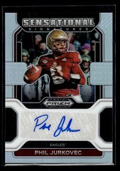 2023 Chronicles #SS-PJU Phil Jurkovec Sensational Auto Silver Boston College