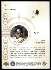 2000 Upper Deck MVP #AS7 Jeff George Air Show Washington Redskins NM+