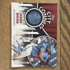 Topps 2026 James Wood Nationals CC2-JW City Connect Swatch Auto Mem /99
