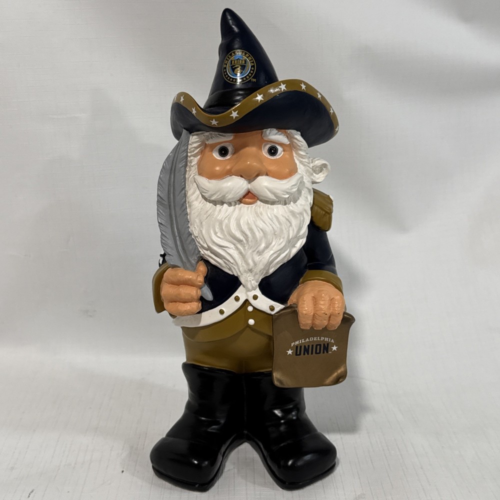 Forever Collectibles Philadelphia Union Soccer Gnome MLS 10.5 Inch Figure No Box
