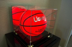 Deluxe UV Protected Full Size Basketball Display Case w/ Mirror Back