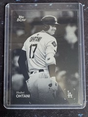Shohei Ohtani 2025 Topps Black & White Insert #001 Los Angeles Dodgers