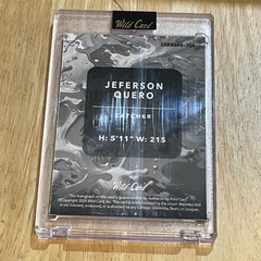 2024 WILD CARD SPLAT RC JEFERSON QUERO 1/1 AUTO MILWAUKEE BREWERS #1 PROSPECT