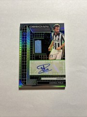 2020-2021 Panini Obsidian Andrea Pirlo Matrix Patch Auto /7 #MM-AP