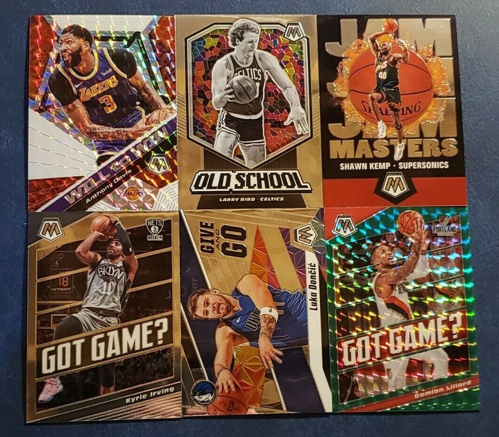 2019-20 Mosaic Basketball INSERTS with Green Mosaic Fast Break Prizms You Pick