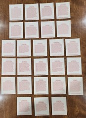 1983 Post Super Sugar Crisp Baseball Team Card Complete 26 Card Set