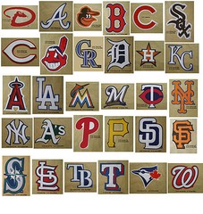 Baseball Team Logo Decal Stickers MLB Licensed Choose from all 30 Teams