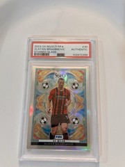Panini 2023-24 Select FIFA Stained Glass Zlatan Ibrahimovic #30 PSA Auth