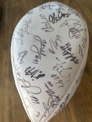 Pat Tillman 2000 Arizona Cardinals 37 Signed Autograph Ball Football BAS Beckett