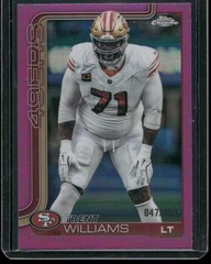 2025-26 Topps Chrome Football #265 Trent Williams Pink Refractor 047/250