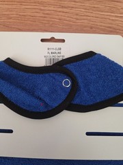 NWT MLB Florida Marlins Baby Bib Baseball Machine Washable Blue Snap Bib Sports