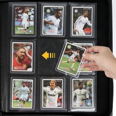 Toploader Binder,Toploader Hard Cases, 9-Pocket Pages Sleeves Hold up 288 Car…