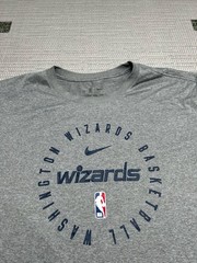Washington Wizards Shirt Mens Xl Nike Gray Basketball Nba Pullover