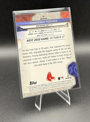 2023 Bowman’s Best Masataka Yoshida – Refractors #40 Boston Red Sox