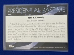 2004 Topps Presidential Pastime PP34 John F KENNEDY
