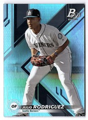 2019 Bowman Platinum #TOP-63 Julio Rodriguez Top Prospects Seattle Mariners XRC
