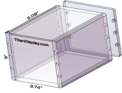 Acrylic Display Case Magnetic FITS 2025 Topps Chrome SPONGEBOB Blaster Box