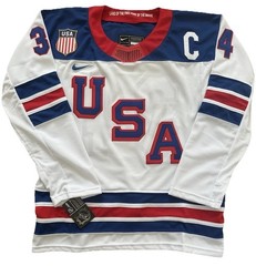 Auston Matthews USA White 2026 Olympics Jersey Men M Medium RARE New Maple Leafs