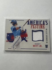 2022 Panini Chronicles America’s Pastime Swatches Bobby Witt Jr. #APS-BWJ