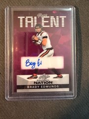 2025 Leaf Football Nation Talent Brady Edmunds RC Bookend #6/6 Auto Ohio State