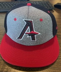 OC SPORTS Adult A-Flex Apache Arrowhead’s Baseball Cap Hat Sz. S/M NEW ECO