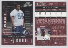 2001 Playoff Absolute Memorabilia 1144/1750 Shaun Rogers #120 Rookie RC 0a7