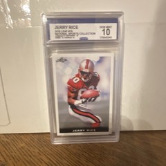 🔥Leaf In The Game National Sports Collection Jerry Rice #15 CCG 10 49ers