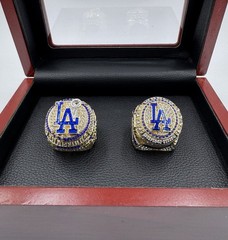 NEW 2024 & 2025 LA DODGERS WORLD SERIES CHAMPIONSHIP RING SET SHOHEI OHTANI CASE