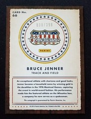 Bruce Jenner 2012 Panini Americana Heroes & Legends Auto Autograph 30/398
