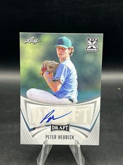 2021 Leaf Draft Autograph #BA-PH1 Peter Heubeck XRC RC Rookie AUTO