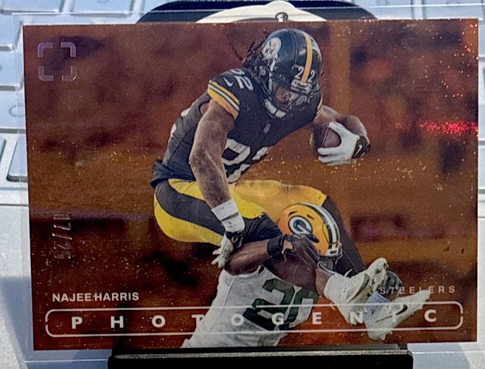 NAJEE HARRIS 2024 Panini Photogenic Orange /25 STEELERS
