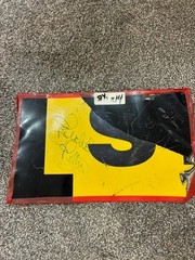 race used sheetmetal elliott sadler signed by king