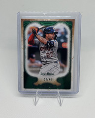 Topps 2026 Tier One Jose Altuve Green Parallel #29 /40 Houston Astros