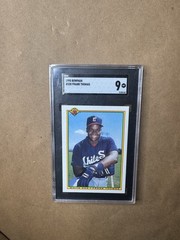 1990 Bowman Frank Thomas Rookie #320 SGC 9