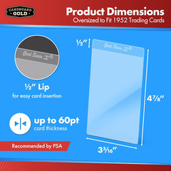 Card Saver 1 Card Holder PSA/BGGraded Card Submittions 50 100 200 500 1000 2000