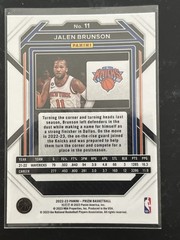 JALEN BRUNSON 10 Card’s Topps Prizm Select Signature Class FINALS MVP Knicks📈🏆