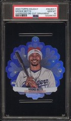 2023 Topps Holiday Oversized Die-Cut Ornament #MLBDC7 Mookie Betts PSA 10